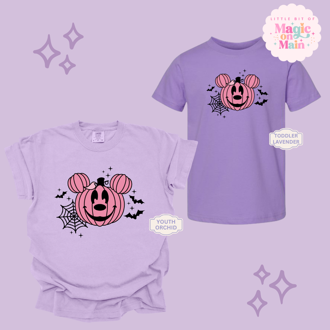 PRINTED PINK PUMPKIN - EXCLUSIVE TO MoM - YOUTH/TODDLER