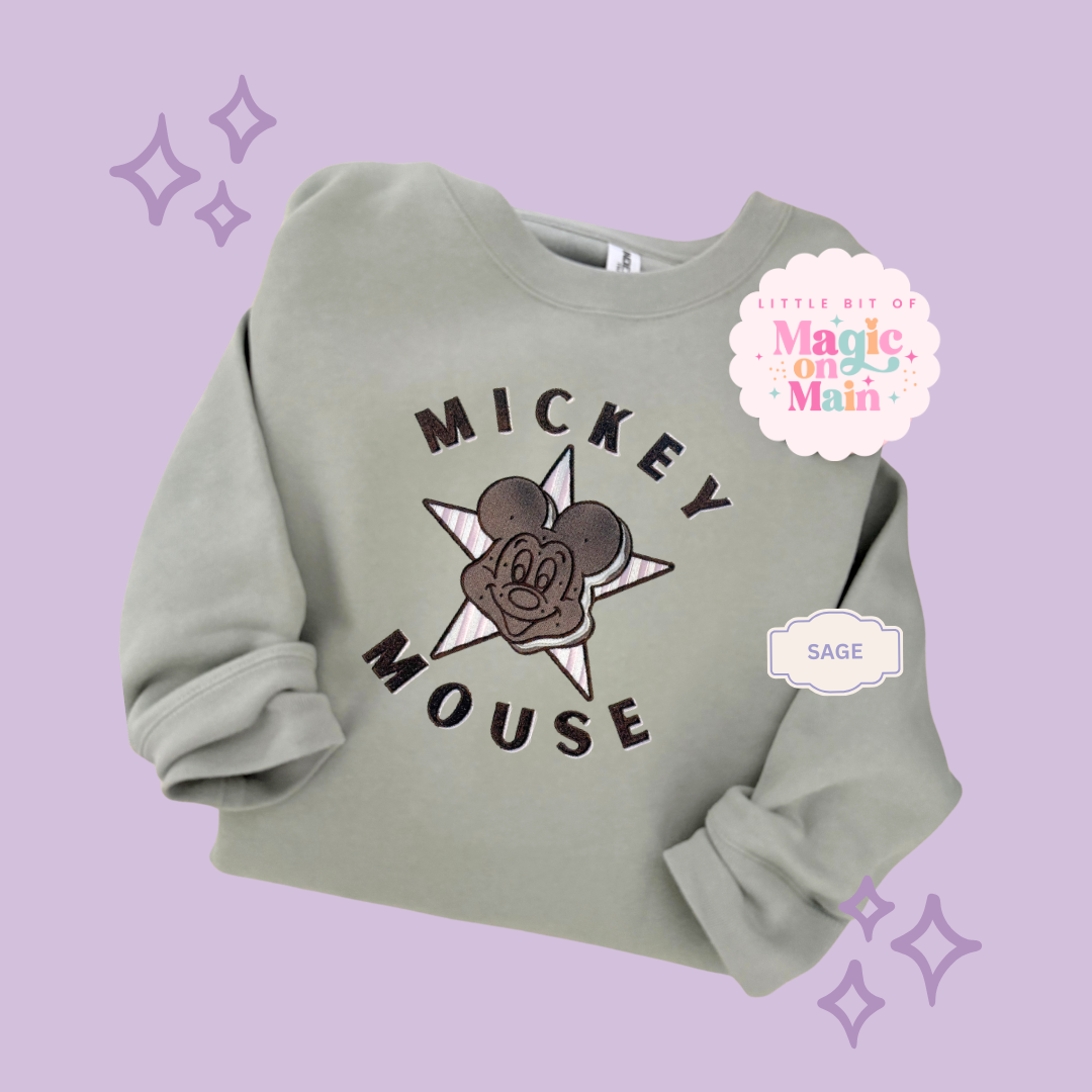 EMBROIDERED MCKY SNACKS - EXCLUSIVE TO MoM - ADULT SWEATSHIRT 10062