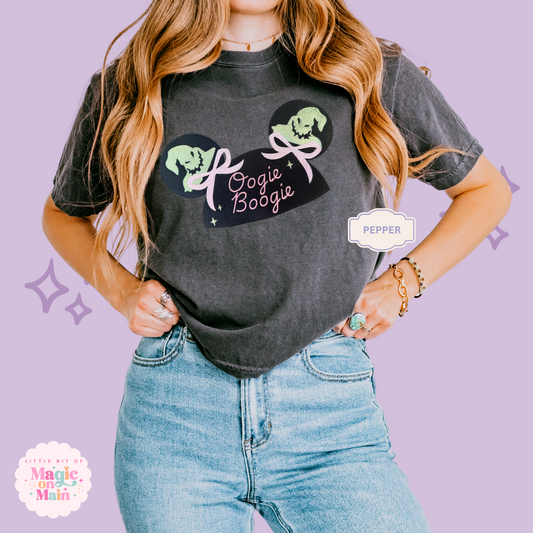 EMBROIDERED BOOGIE BASH - EXCLUSIVE TO MOM - WOMENS BOXY T-SHIRT