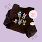 EMBROIDERED MCKY AND FRIENDS - ADULT SWEATSHIRT