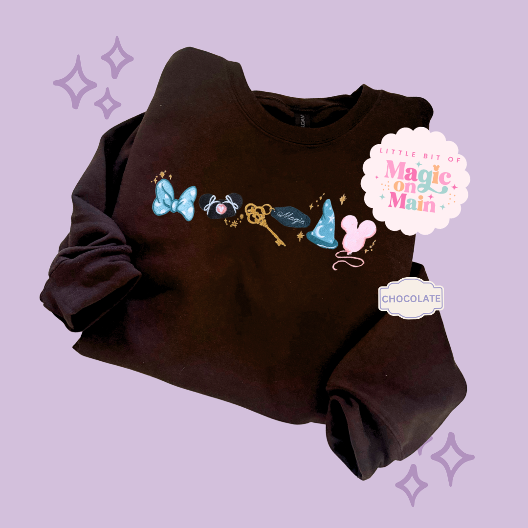 EMBROIDERED PARK DAY MAGIC - EXCLUSIVE TO MoM - ADULT SWEATSHIRT