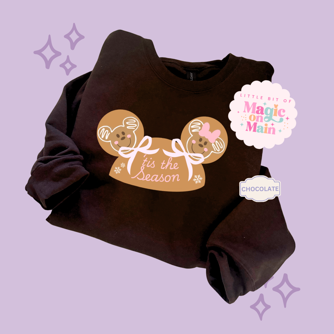 PRINTED GINGERBREAD HOLIDAY HAT- EXCLUSIVE TO MoM - ADULT SWEATSHIRT