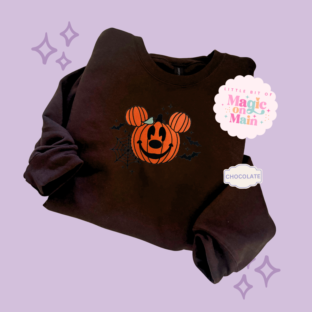 EMBROIDERED MCKY PUMPKIN - EXCLUSIVE TO MoM - ADULT SWEATSHIRT 10057
