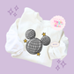 PRINTED MICKEY DISCO BALL - ADULT SWEATSHIRT
