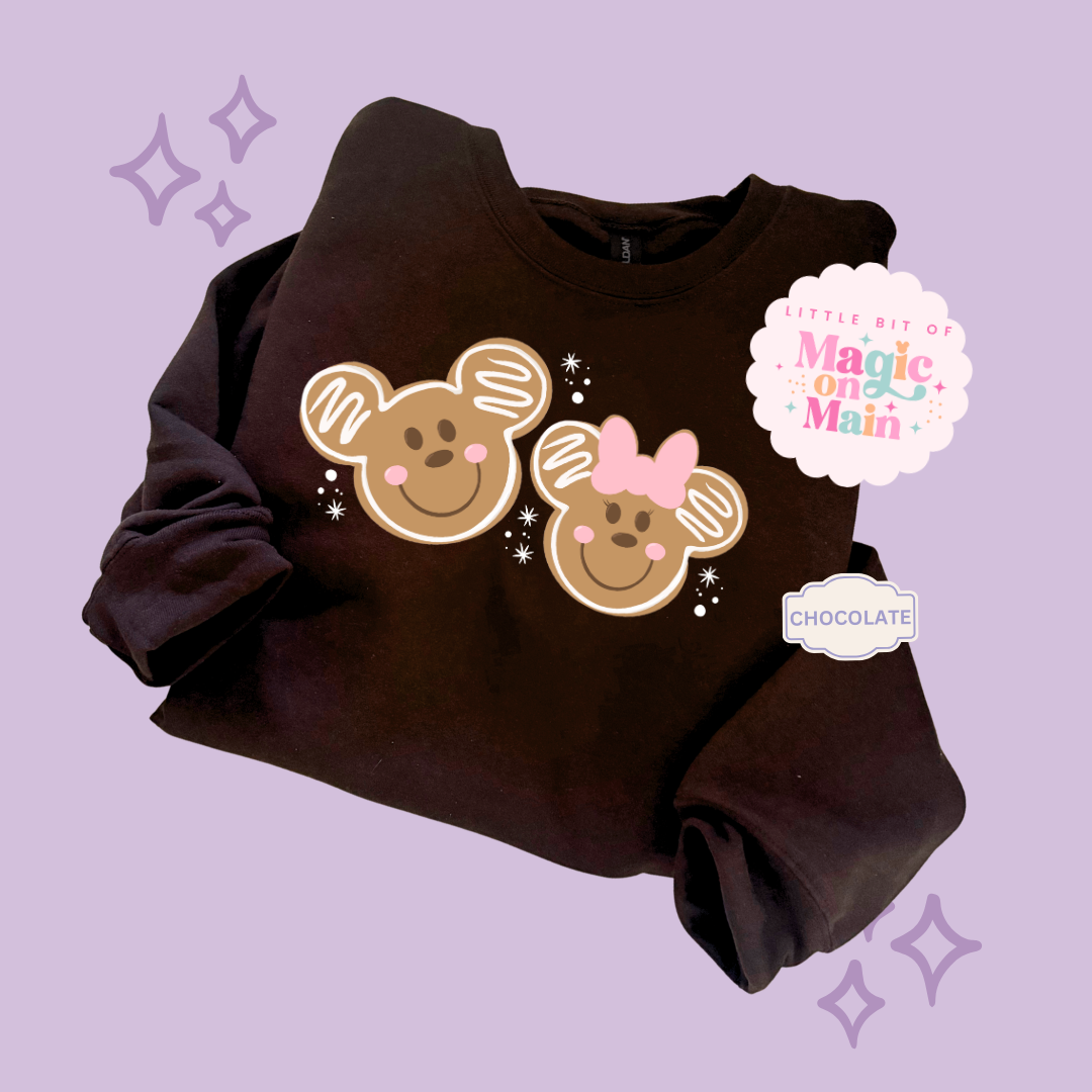 PRINTED GINGERBREAD - EXCLUSIVE TO MoM - ADULT SWEATSHIRT