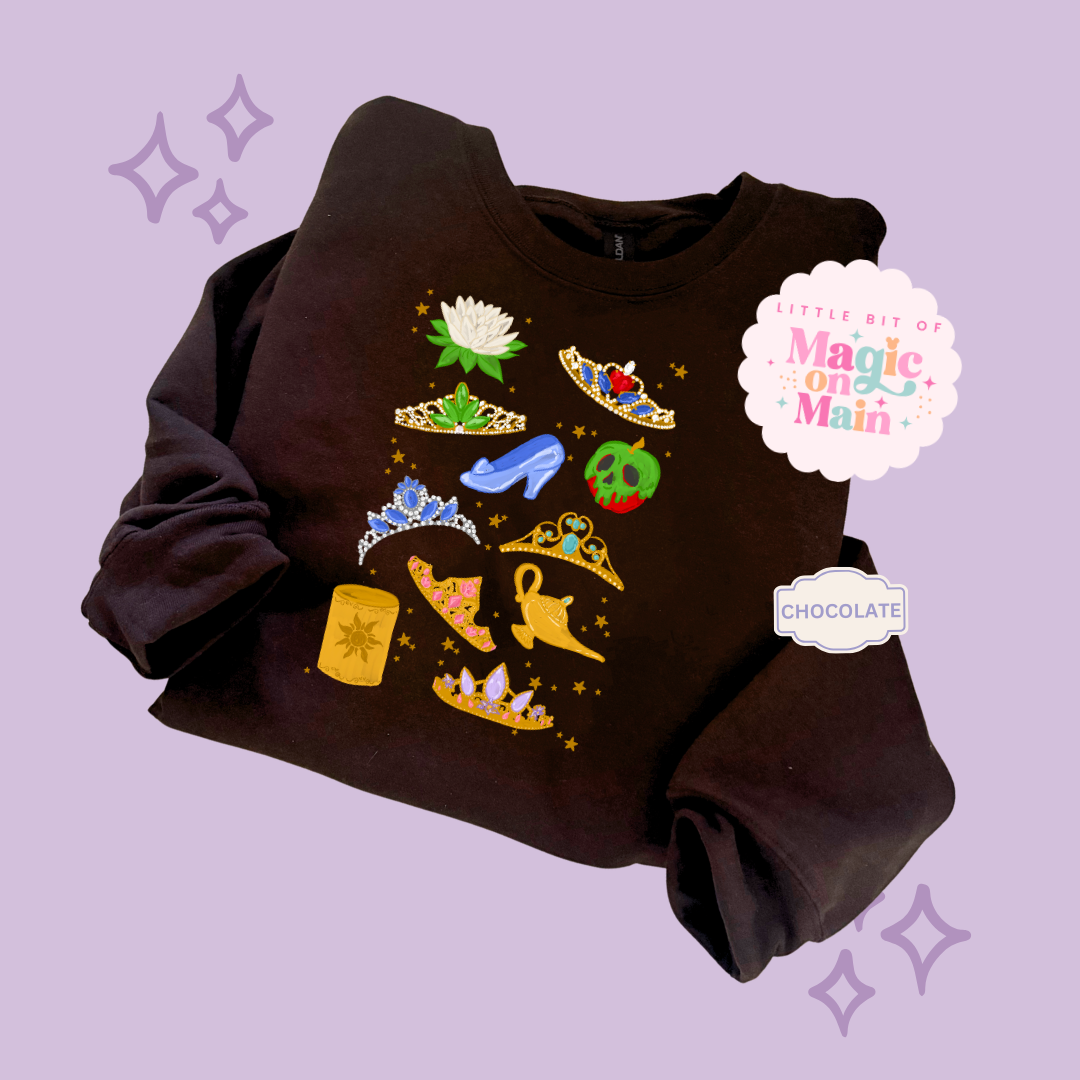 PRINTED PRINCESS ELEMENTS - ADULT SWEATSHIRT 10050