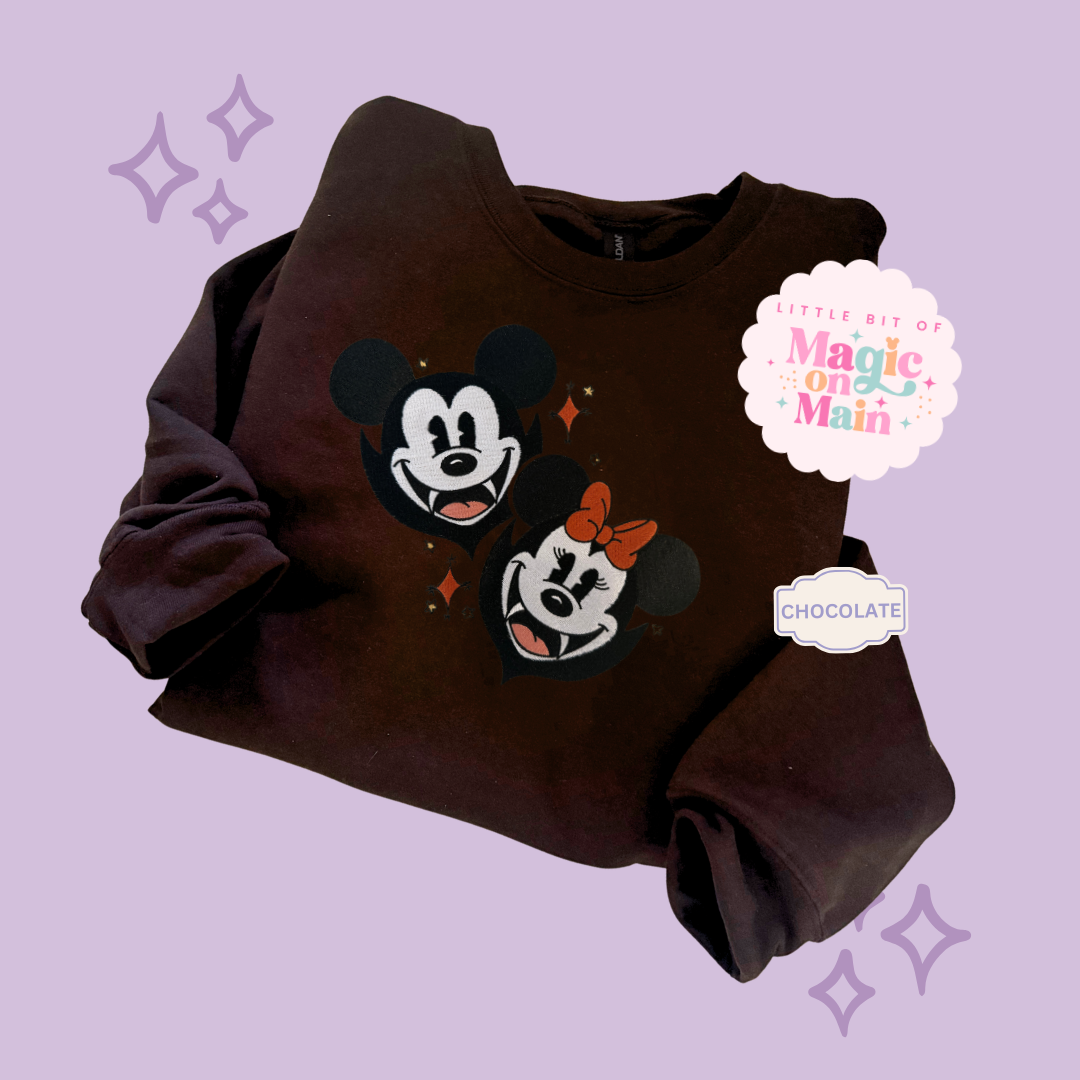 EMBROIDERED MCKY VAMPIRE - EXCLUSIVE TO MoM - ADULT SWEATSHIRT 10058