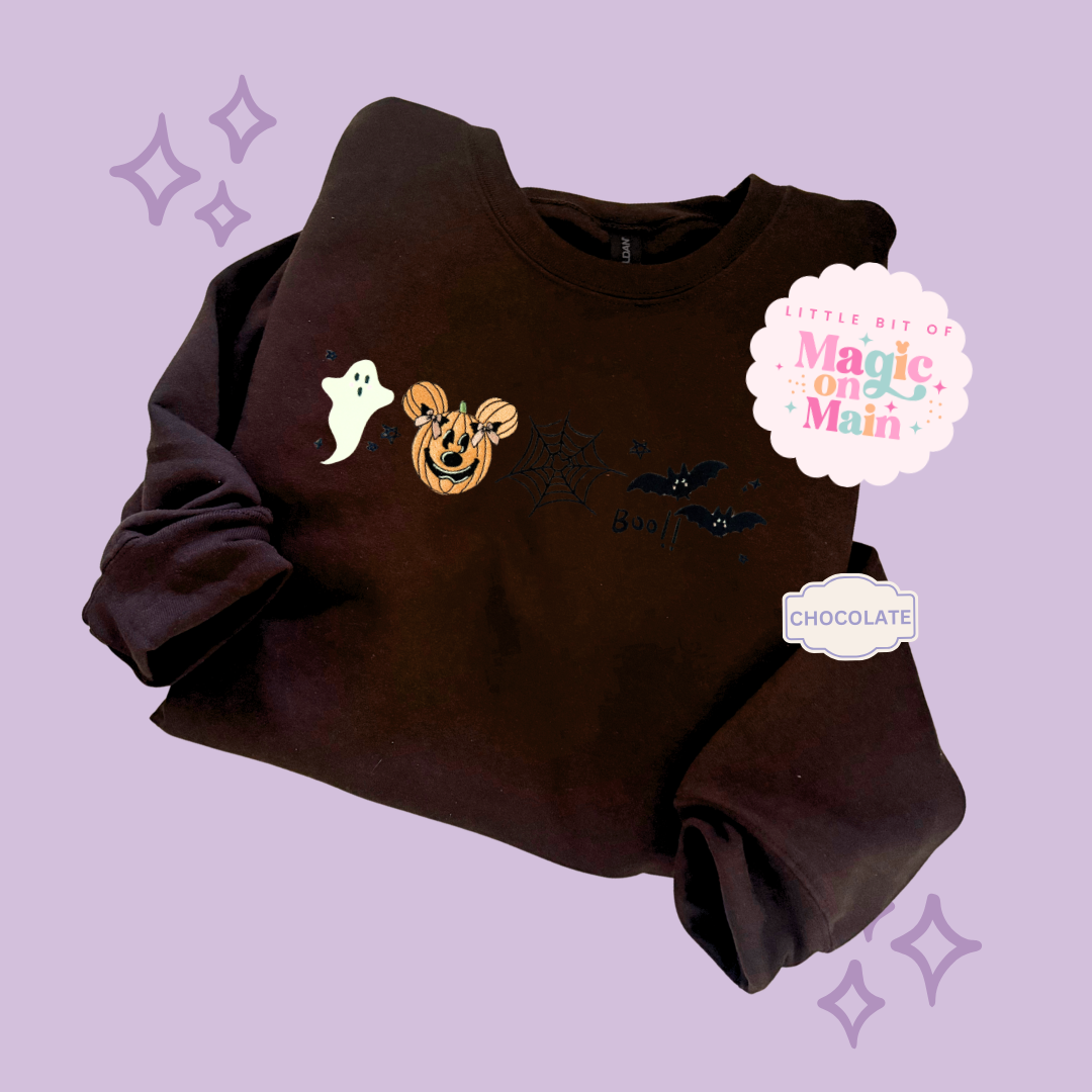 EMBROIDERED BOO CREW - EXCLUSIVE TO MoM - ADULT SWEATSHIRT