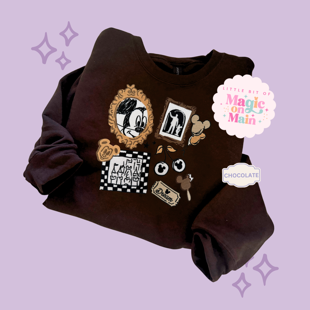 EMBROIDERED NEUTRAL MCKY - ADULT SWEATSHIRT 10039