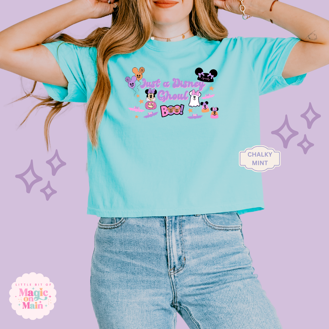 PRINTED JUST A GHOUL ELEMENTS - EXCLUSIVE TO MoM - WOMENS BOXY T-SHIRT