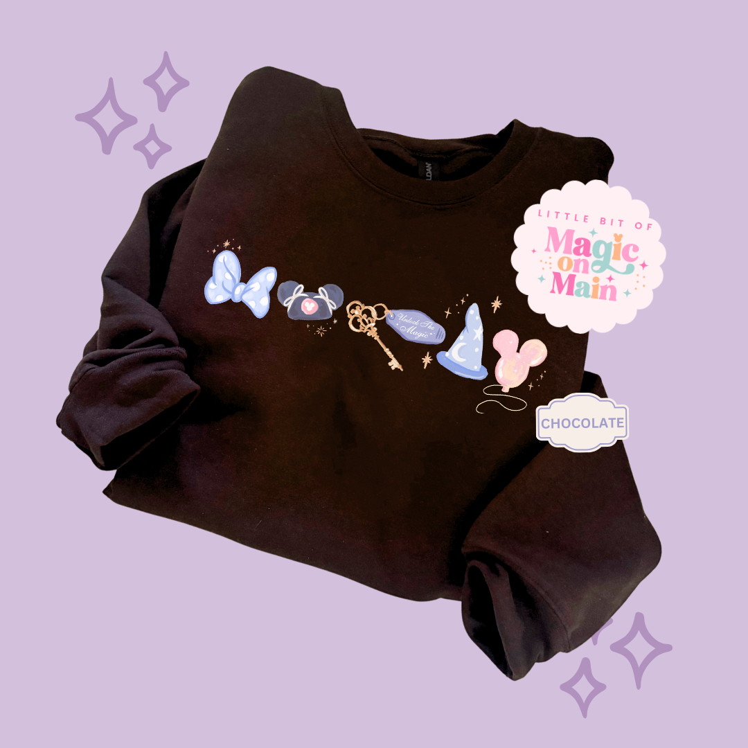 PRINTED PARK DAY MAGIC - EXCLUSIVE TO MoM - ADULT SWEATSHIRT
