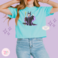PRINTED MALEFICENT DAISY - WOMENS BOXY T-SHIRT