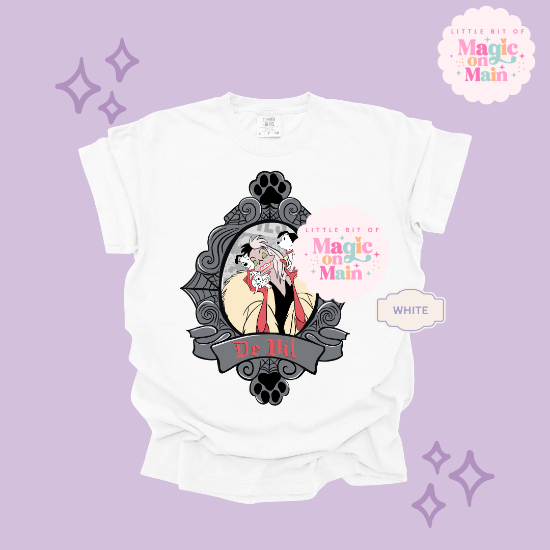 PRINTED DE VIL- EXCLUSIVE TO MoM - ADULT T-SHIRT