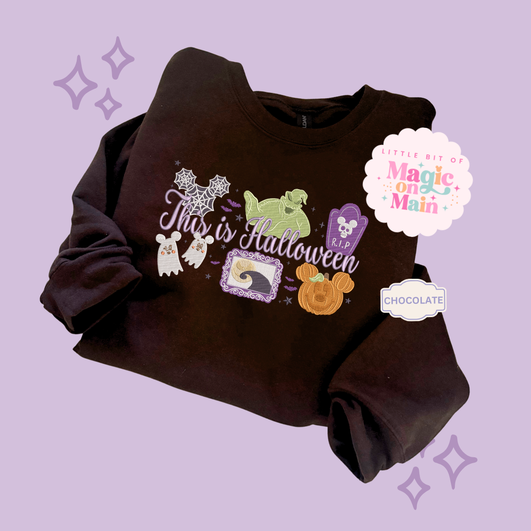 EMBROIDERED THIS IS HALLOWEEN - EXCLUSIVE TO MoM - ADULT SWEATSHIRT