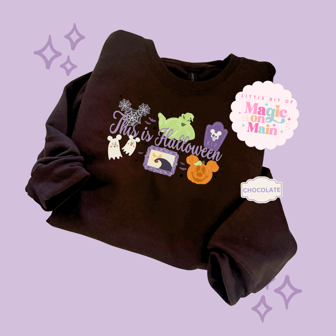 PRINTED THIS IS HALLOWEEN - EXCLUSIVE TO MoM - ADULT SWEATSHIRT