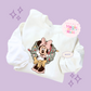 PRINTED MINNIE CHRISTMAS - TODDLER / YOUTH SWEATSHIRT