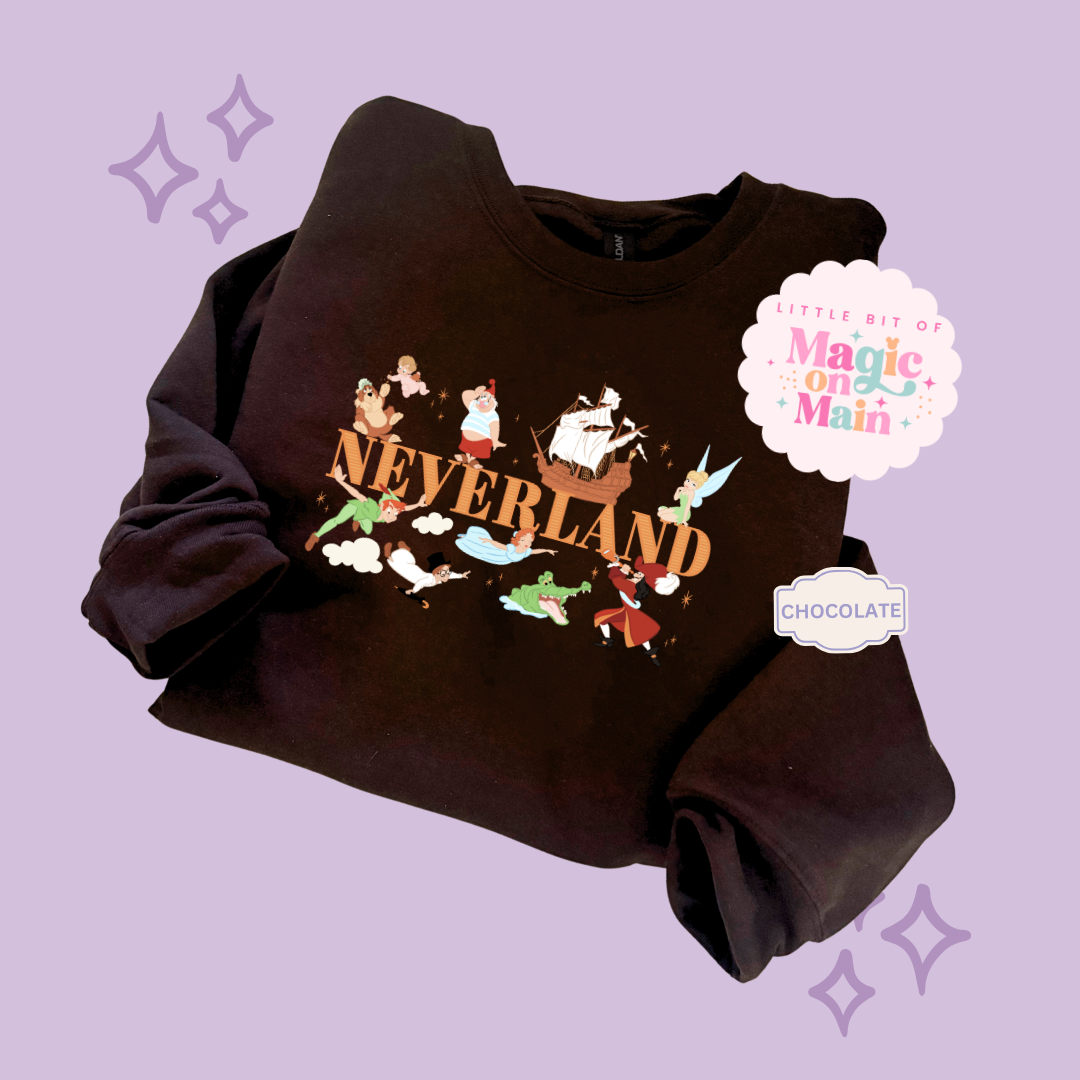 PRINTED NEVERLAND  - EXCLUSIVE TO MoM - ADULT SWEATSHIRT 10049