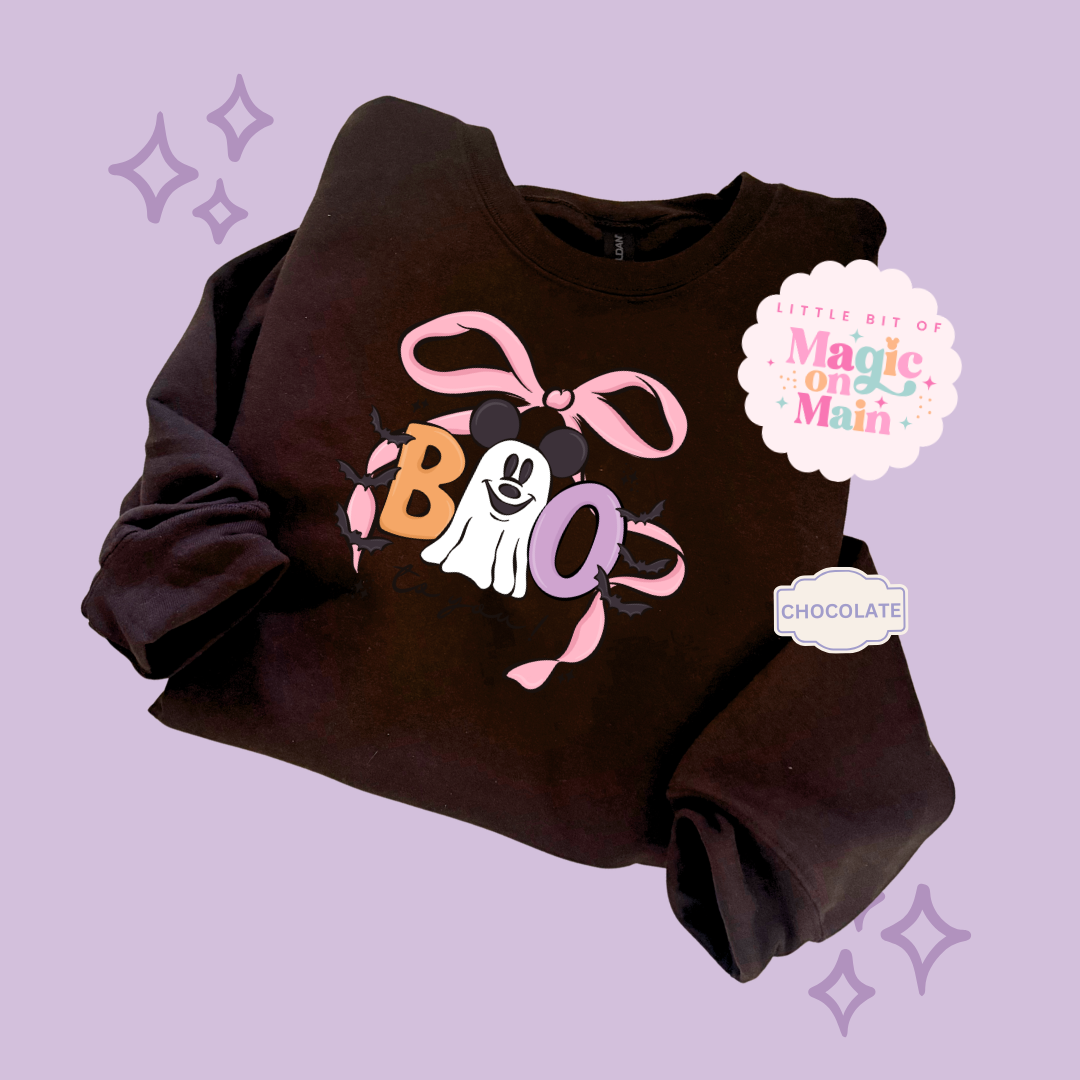 PRINTED BOO - EXCLUSIVE TO MoM - ADULT SWEATSHIRT 10061