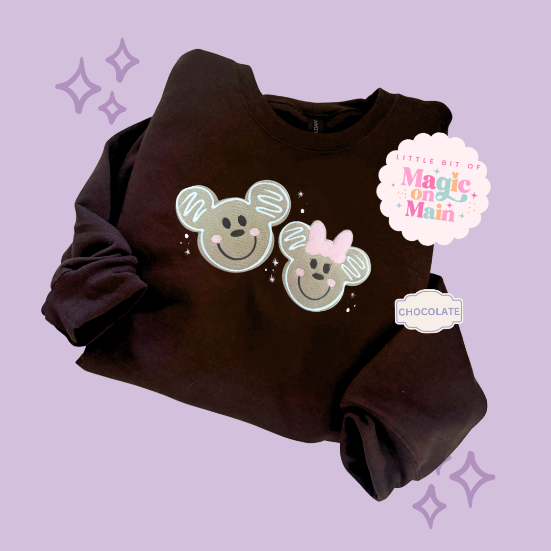 EMBROIDERED GINGERBREAD - EXCLUSIVE TO MoM - ADULT SWEATSHIRT