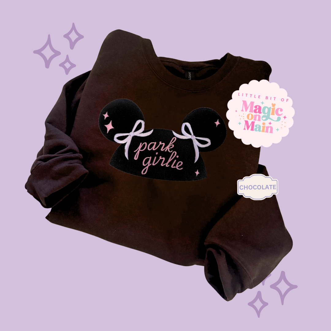 EMBROIDERED PARK GIRLIE HAT - EXCLUSIVE TO MoM - ADULT SWEATSHIRT