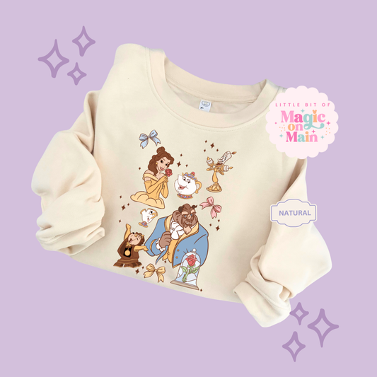 PRINTED BELLE - TODDLER / YOUTH SWEATSHIRT 10044