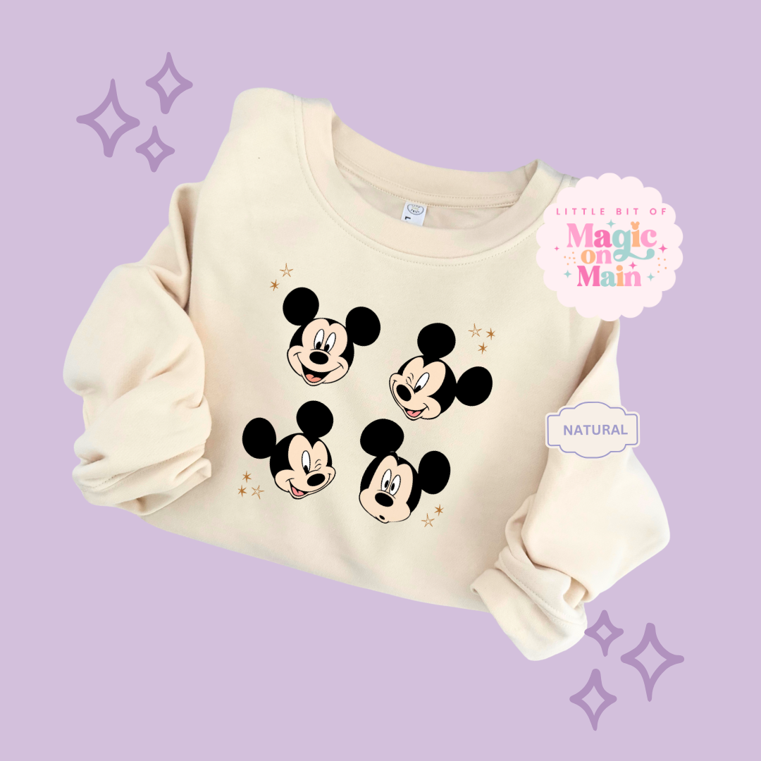 PRINTED MCKY STARS - EXCLUSIVE TO MoM - TODDLER / YOUTH SWEATSHIRT 10037