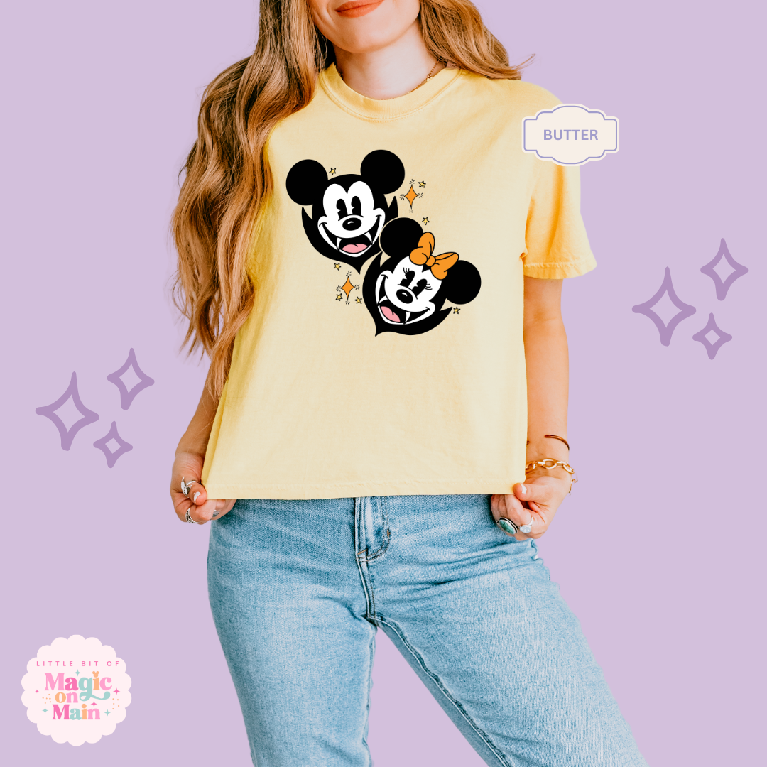 PRINTED VAMPIRES - WOMENS BOXY T-SHIRT