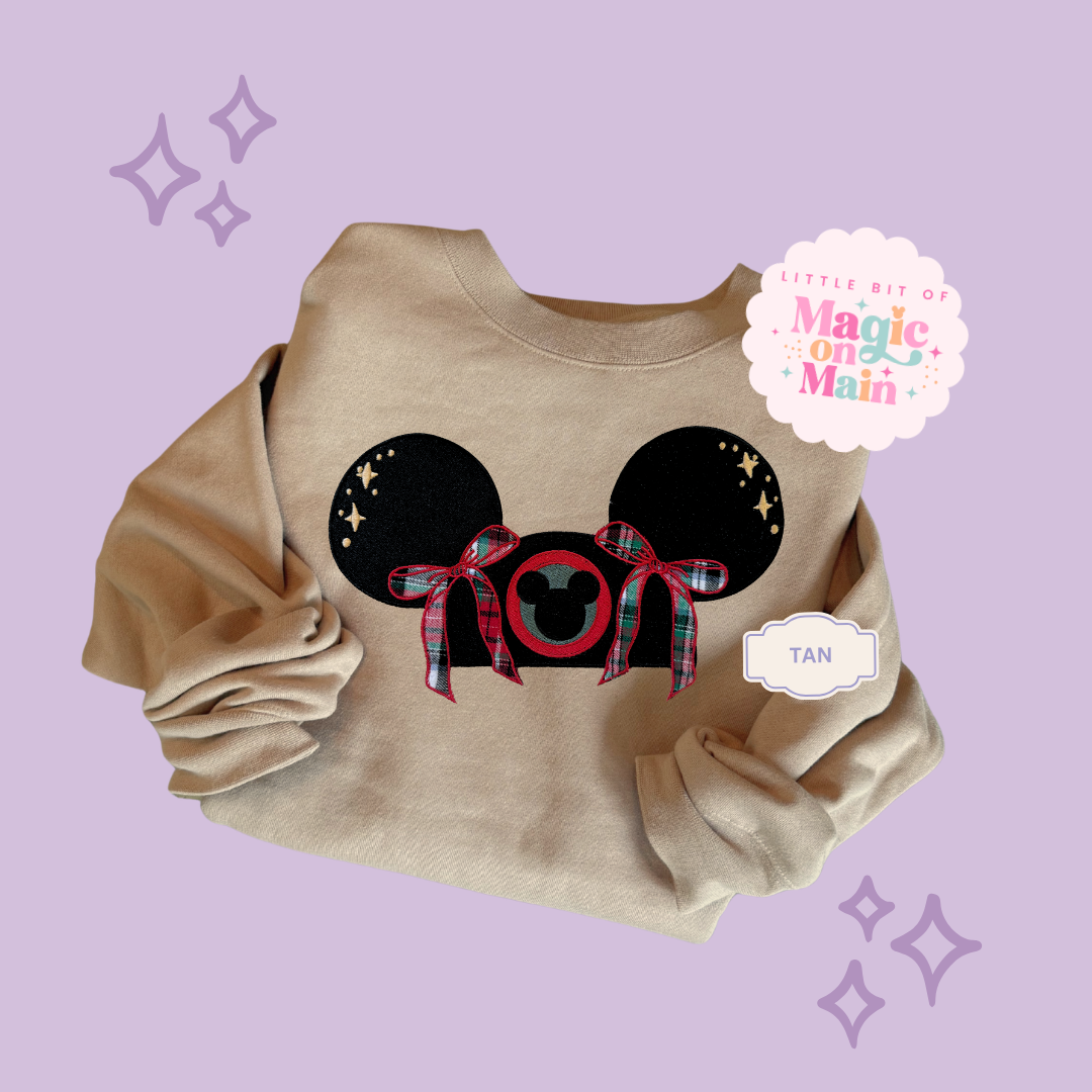 EMBROIDERED APPLIQUE HOLIDAY HAT - EXCLUSIVE TO MoM - ADULT SWEATSHIRT
