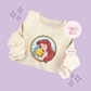 PRINTED MERMAID ROUND LOCKET  - TODDLER / YOUTH SWEATSHIRT 10056