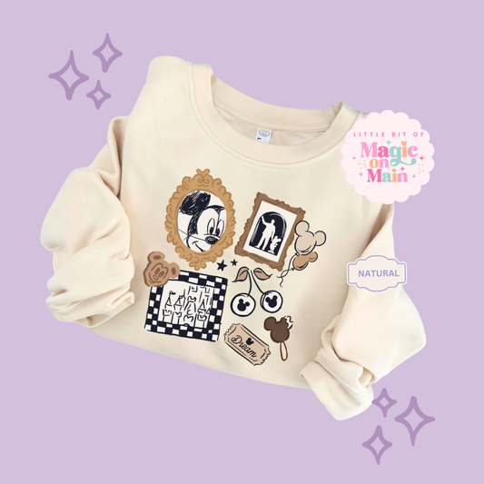 PRINTED NEUTRAL MCKY - TODDLER / YOUTH SWEATSHIRT 10039