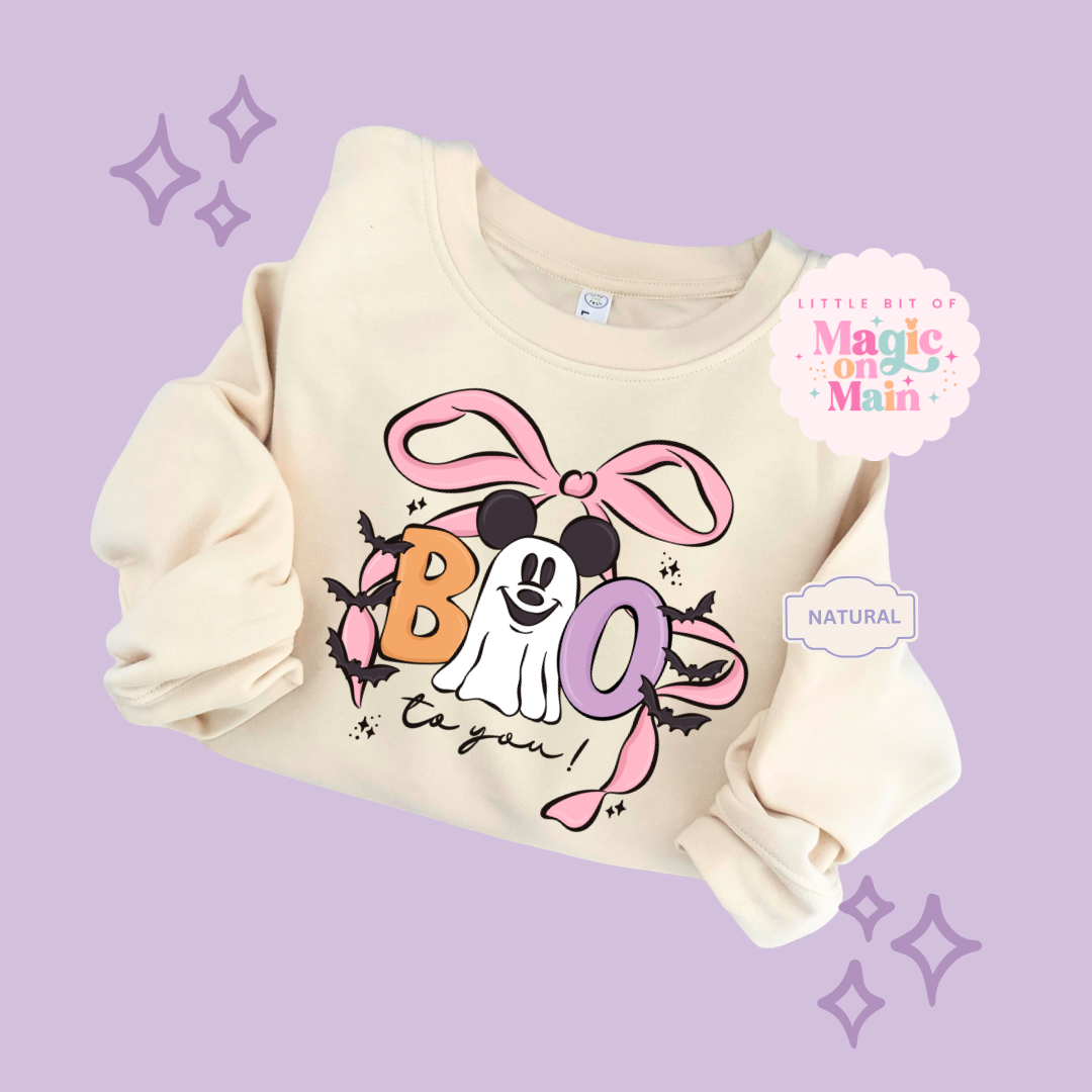 PRINTED BOO - TODDLER / YOUTH SWEATSHIRT 10061