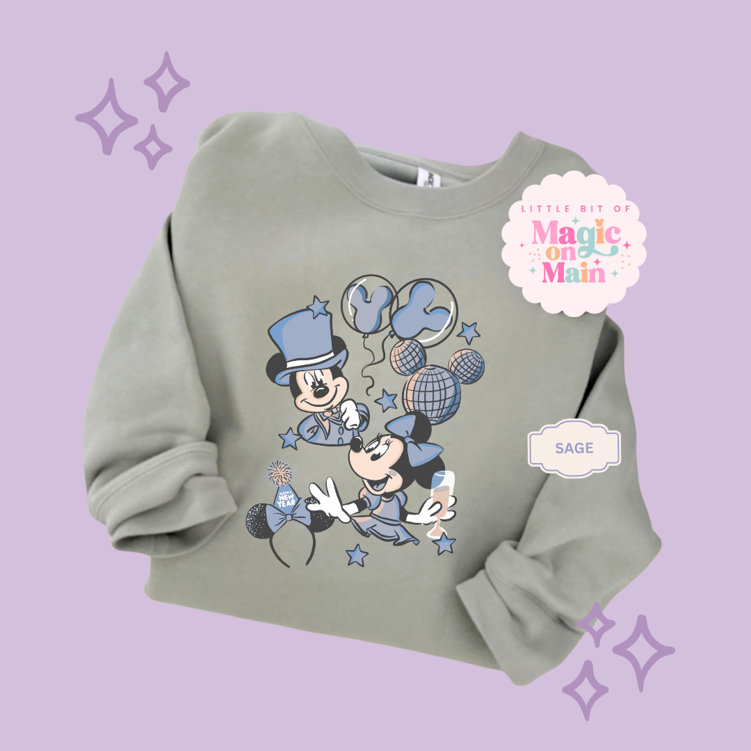 PRINTED NYE BLUE/GREY - ADULT SWEATSHIRT