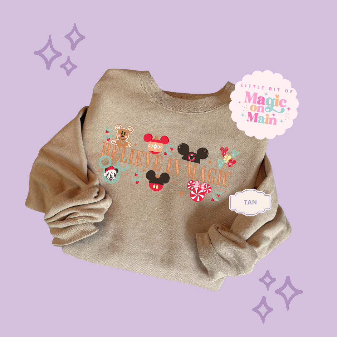 PRINTED BELIEVE IN MAGIC - EXCLUSIVE TO MoM - ADULT SWEATSHIRT