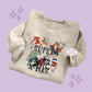 PRINTED SUPER CHRISTMAS - TODDLER / YOUTH SWEATSHIRT