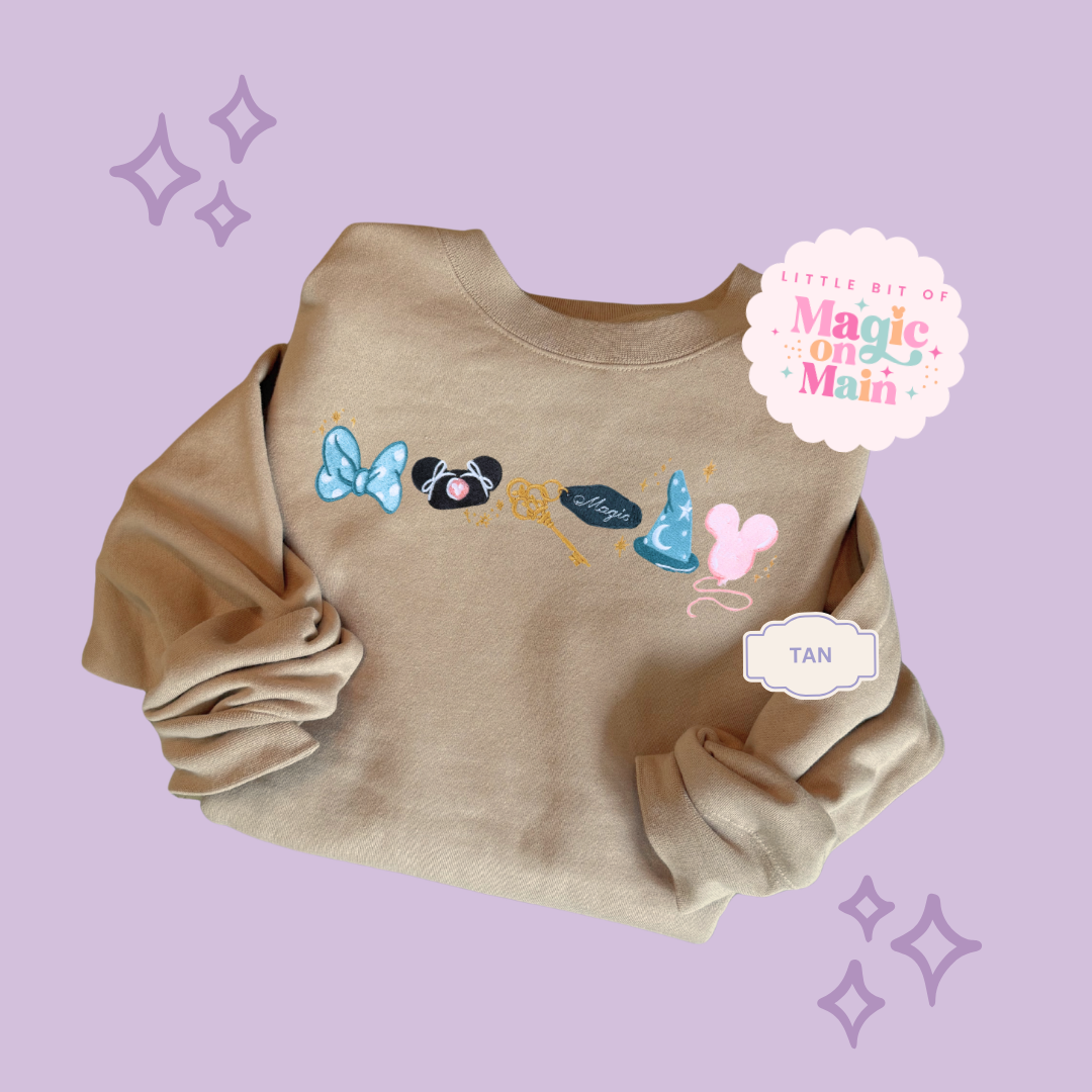 EMBROIDERED PARK DAY MAGIC - EXCLUSIVE TO MoM - ADULT SWEATSHIRT