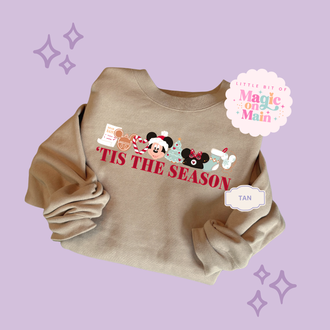 PRINTED TIS THE SEASON - EXCLUSIVE TO MoM - ADULT SWEATSHIRT