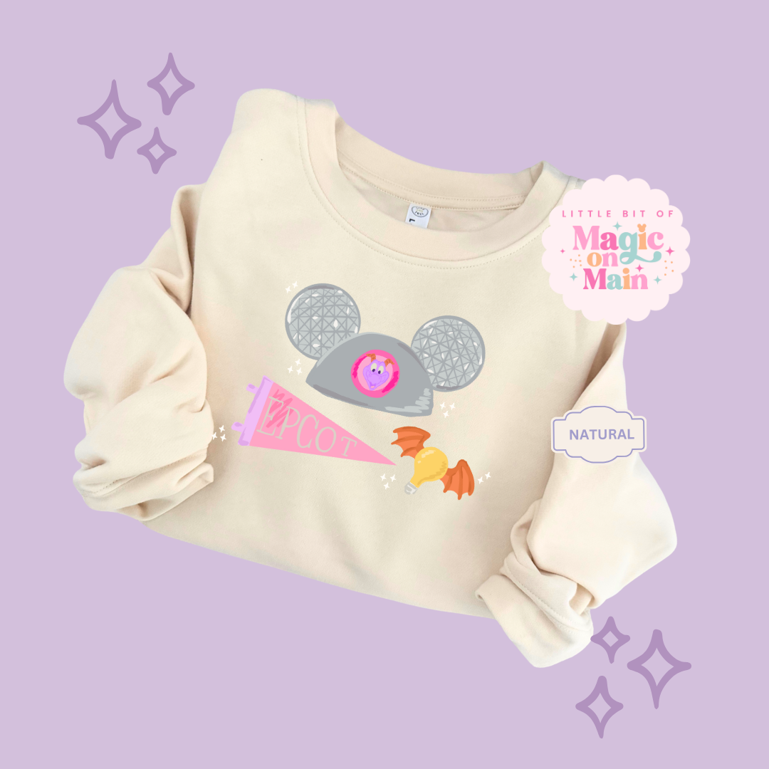 PRINTED EPCOT GIRLIE - EXCLUSIVE TO MoM - TODDLER / YOUTH SWEATSHIRT 10042