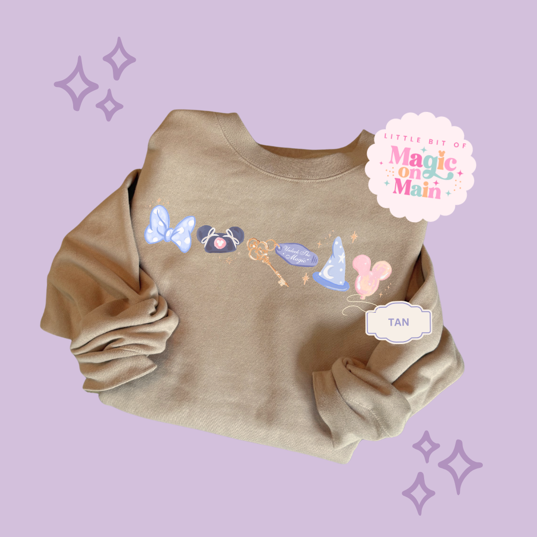 PRINTED PARK DAY MAGIC - EXCLUSIVE TO MoM - ADULT SWEATSHIRT