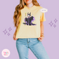 PRINTED MALEFICENT DAISY - WOMENS BOXY T-SHIRT