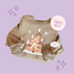 PRINTED GINGERBREAD CASTLE - EXCLUSIVE TO MoM - ADULT SWEATSHIRT