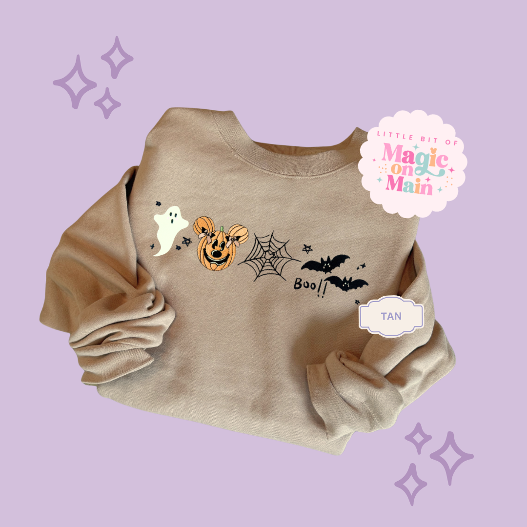 EMBROIDERED BOO CREW - EXCLUSIVE TO MoM - ADULT SWEATSHIRT