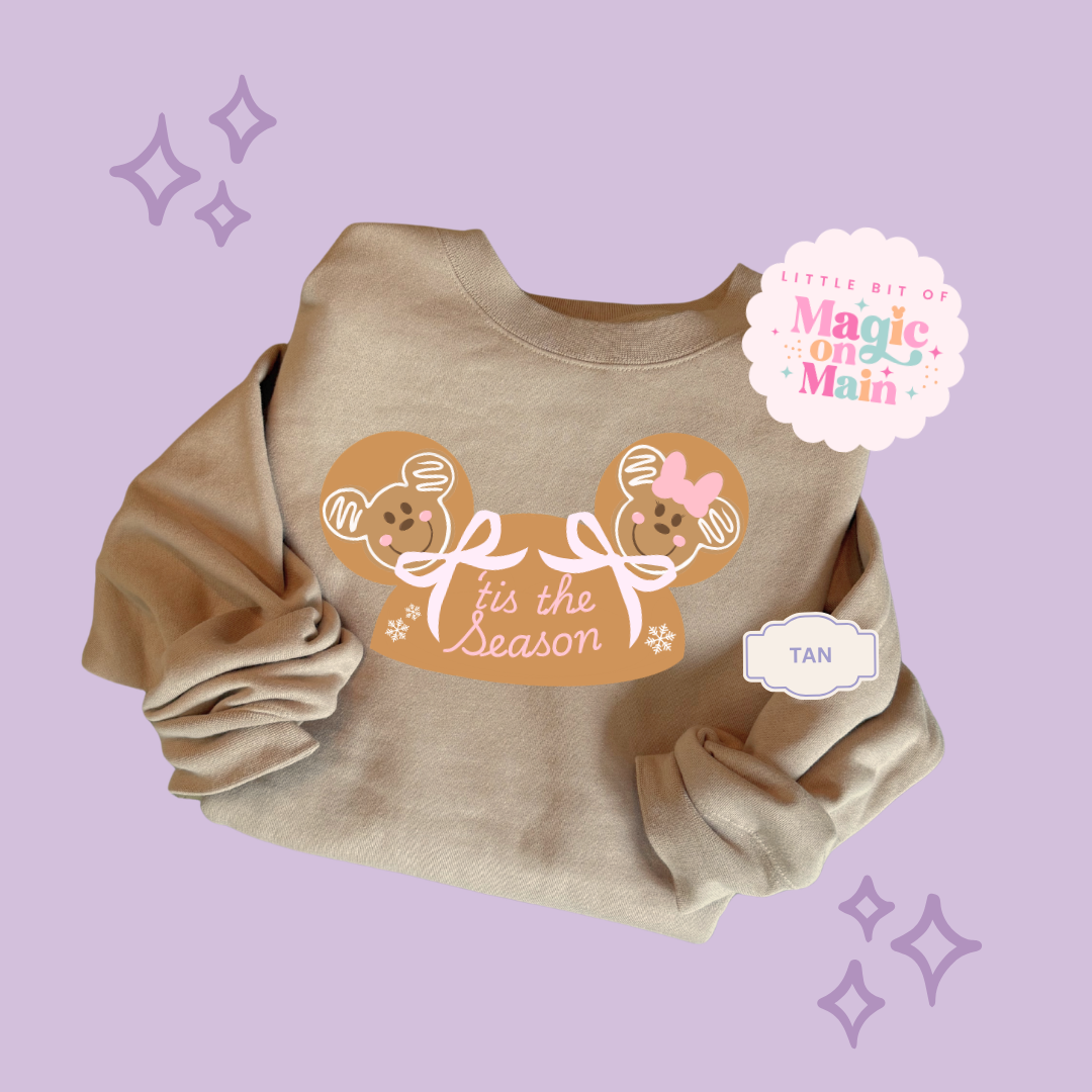 PRINTED GINGERBREAD HOLIDAY HAT- EXCLUSIVE TO MoM - ADULT SWEATSHIRT