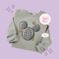 PRINTED MICKEY DISCO BALL - ADULT SWEATSHIRT