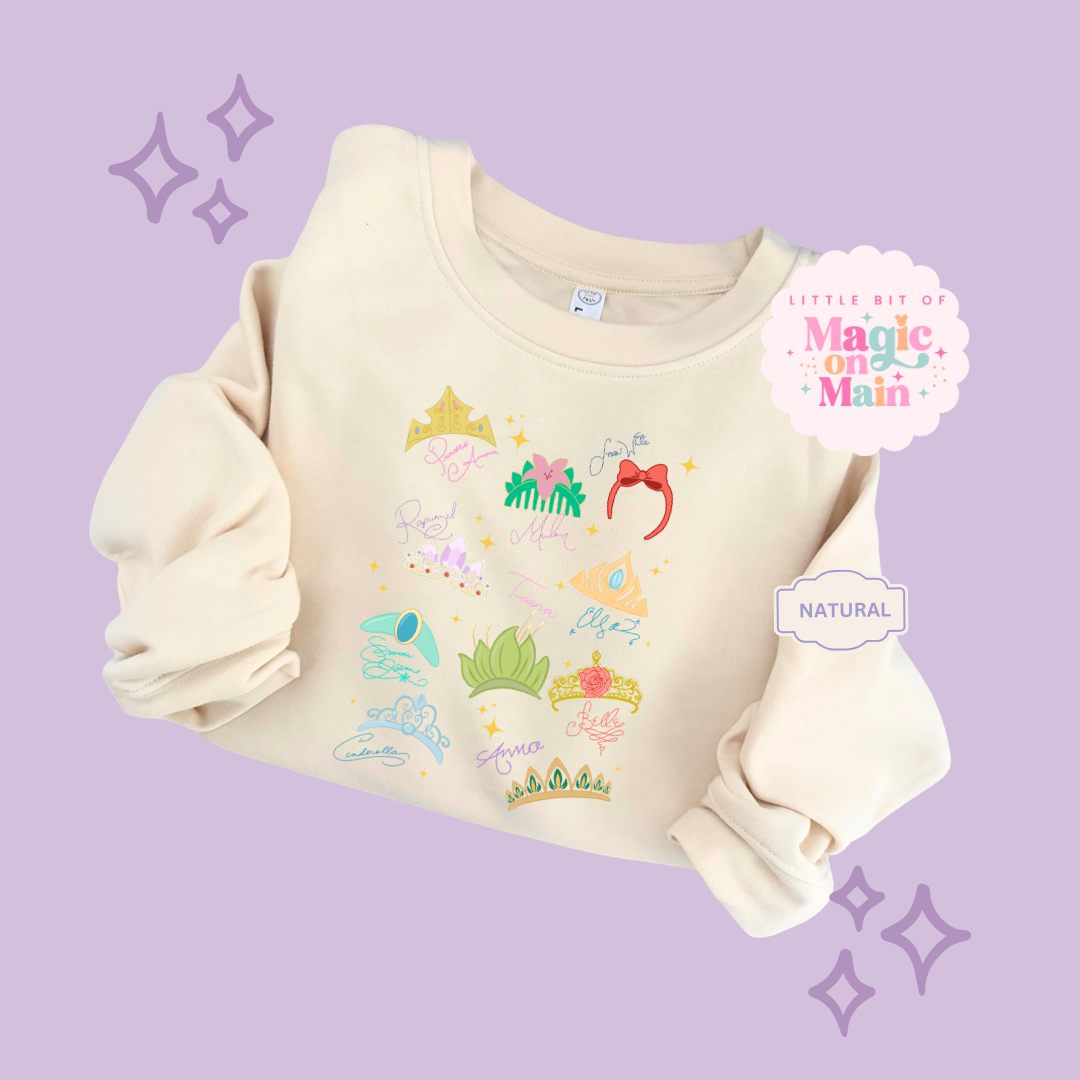 PRINTED CROWNS - TODDLER / YOUTH SWEATSHIRT 10045