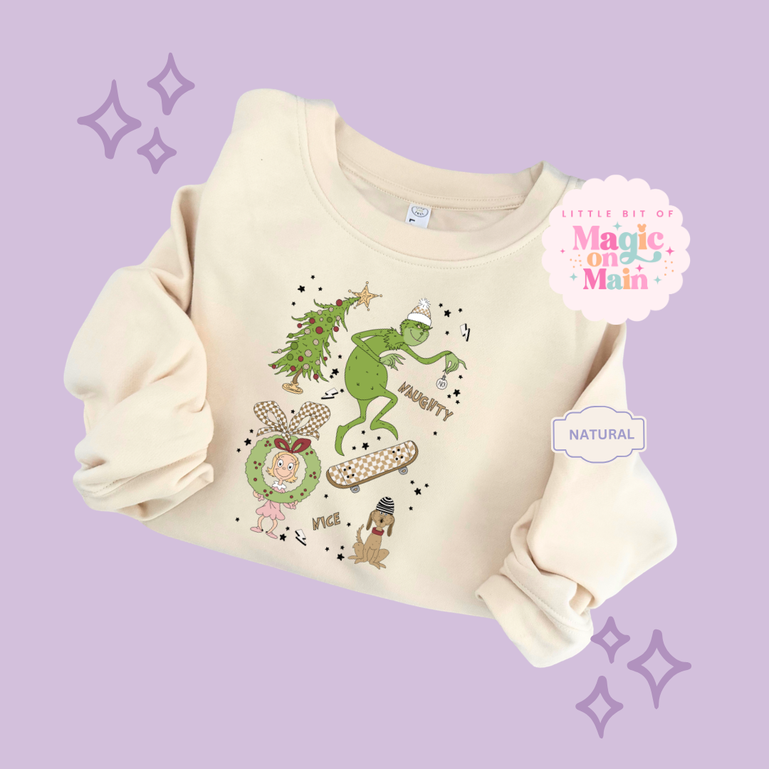 PRINTED MAX AND FRIENDS - EXCLUSIVE TO MoM - TODDLER / YOUTH SWEATSHIRT