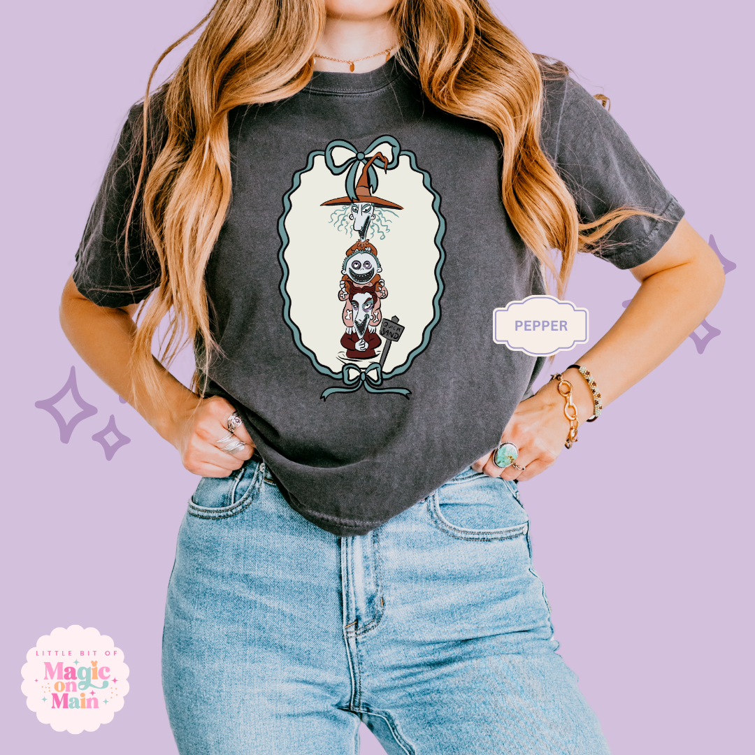 PRINTED LOCK SHOCK BARREL - WOMENS BOXY T-SHIRT