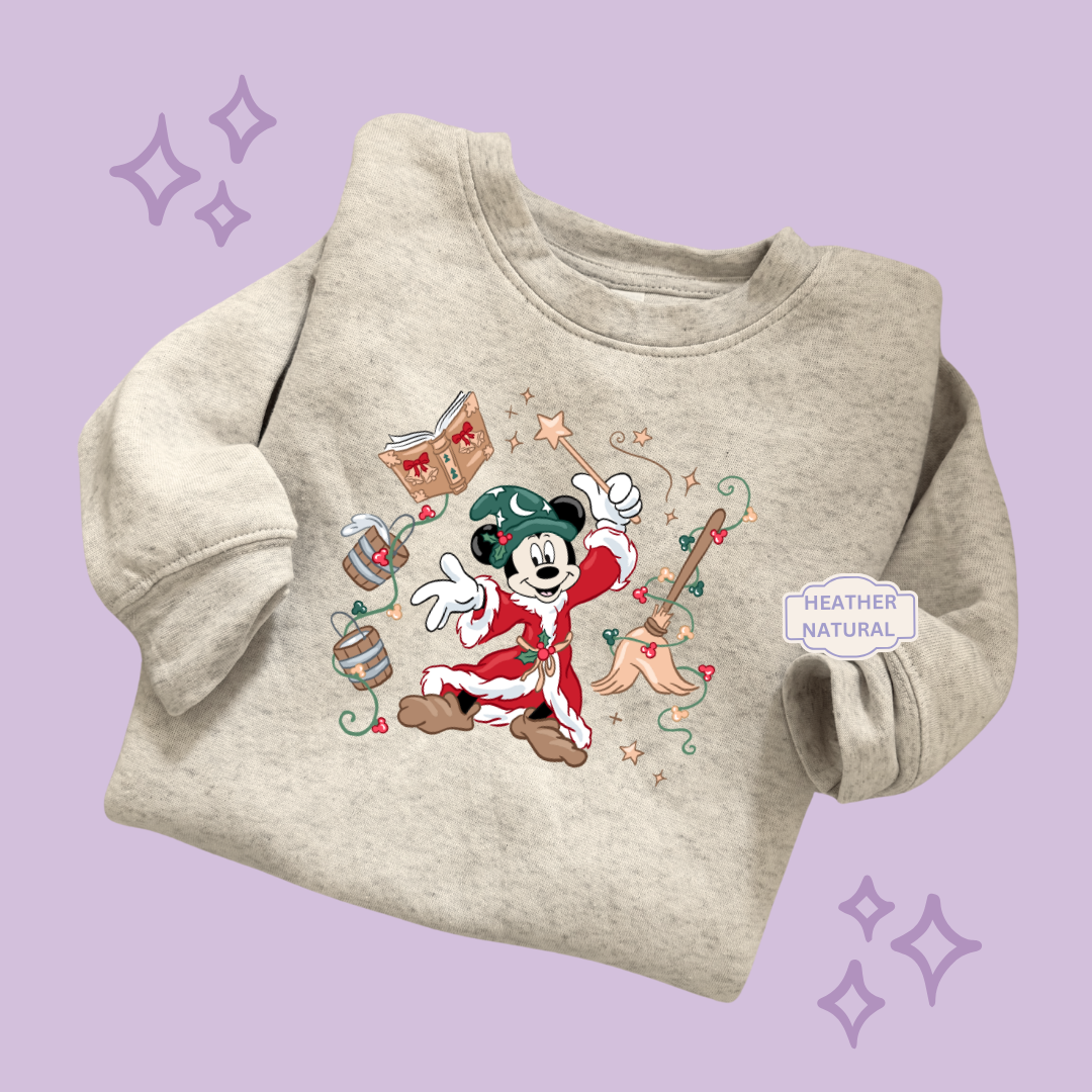 PRINTED CHRISTMAS SORCERER - TODDLER / YOUTH SWEATSHIRT