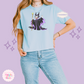 PRINTED MALEFICENT DAISY - WOMENS BOXY T-SHIRT