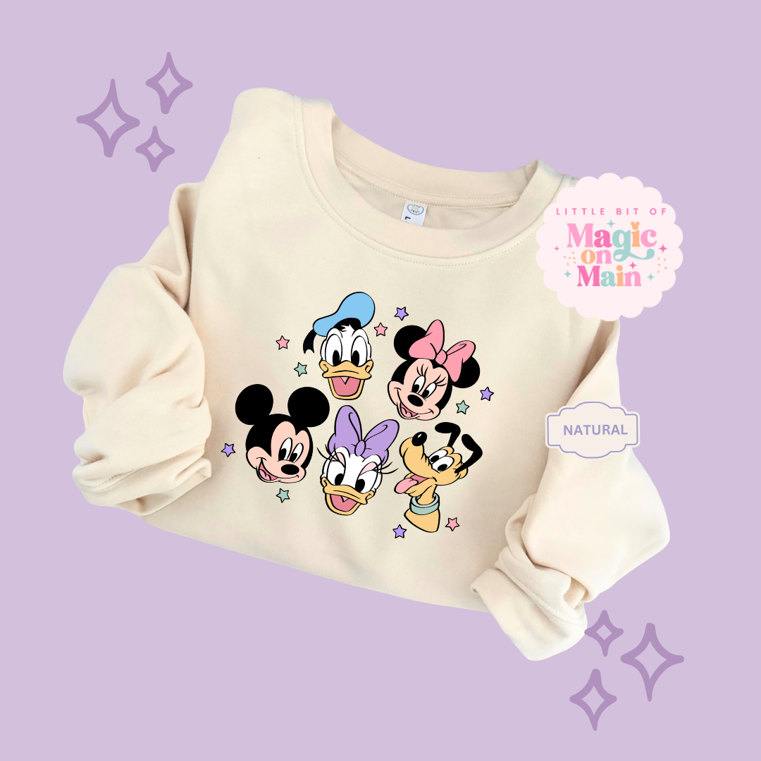 PRINTED MCKY AND FRIENDS - TODDLER / YOUTH SWEATSHIRT