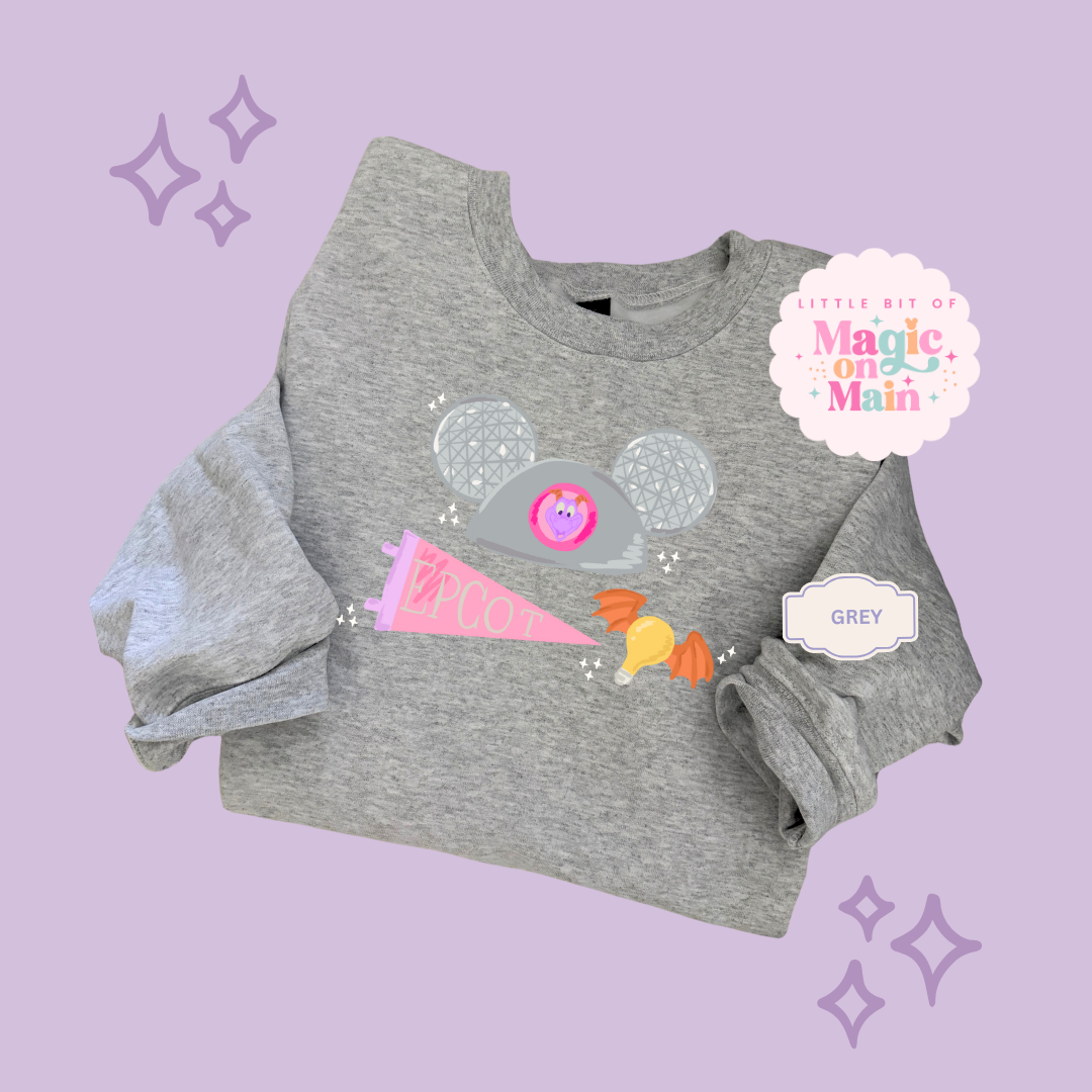 PRINTED EPCOT GIRLIE - EXCLUSIVE TO MoM - TODDLER / YOUTH SWEATSHIRT 10042